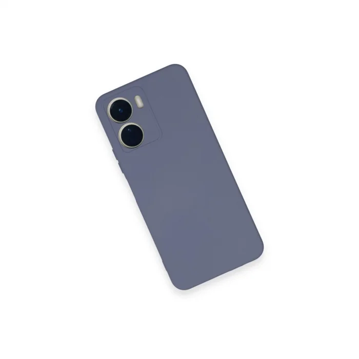 BUĞZ Vivo Y16 Kılıf Nano İçi Kadife Silikon - Gri
