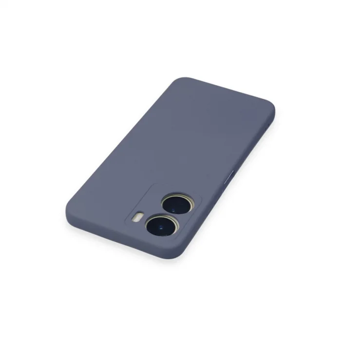 BUĞZ Vivo Y16 Kılıf Nano İçi Kadife Silikon - Gri