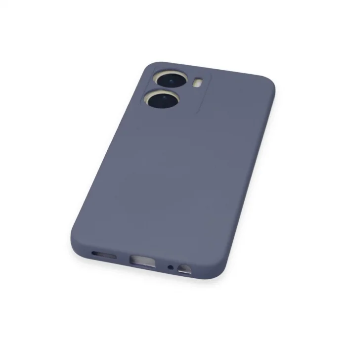 BUĞZ Vivo Y16 Kılıf Nano İçi Kadife Silikon - Gri