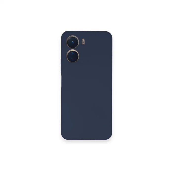 BUĞZ Vivo Y16 Kılıf Nano İçi Kadife Silikon - Lacivert