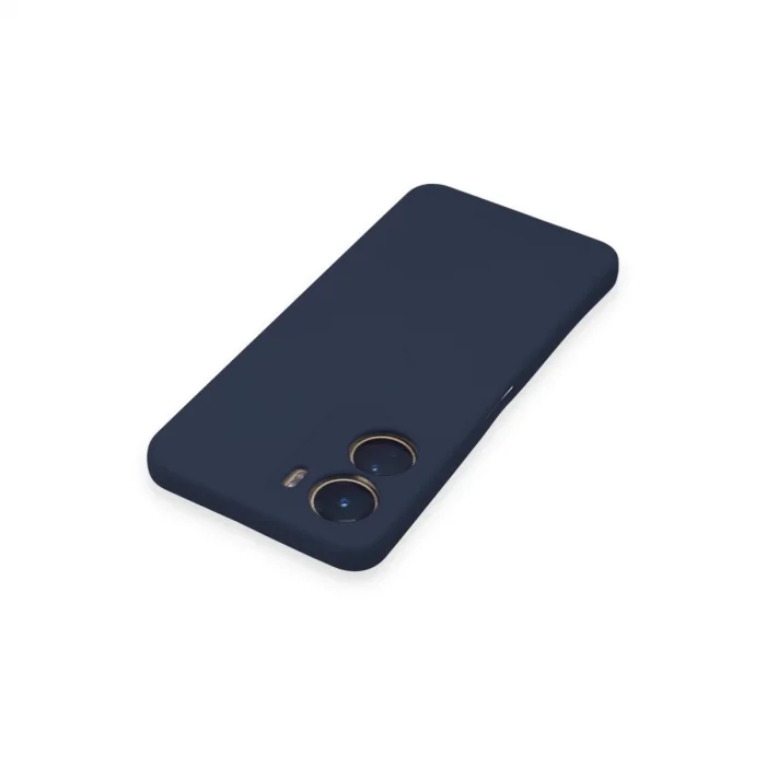 BUĞZ Vivo Y16 Kılıf Nano İçi Kadife Silikon - Lacivert