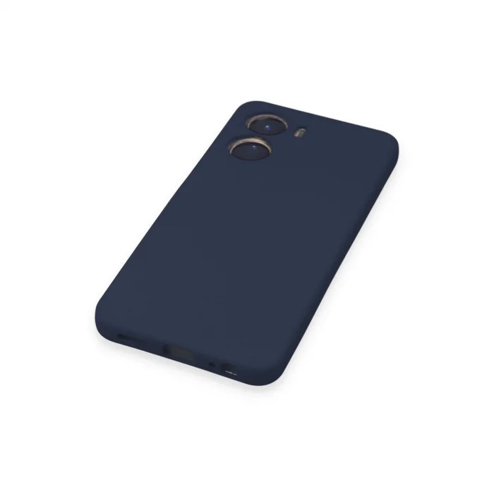 BUĞZ Vivo Y16 Kılıf Nano İçi Kadife Silikon - Lacivert