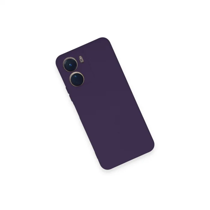 BUĞZ Vivo Y16 Kılıf Nano İçi Kadife Silikon - Mor