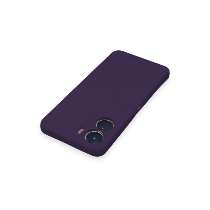 BUĞZ Vivo Y16 Kılıf Nano İçi Kadife Silikon - Mor
