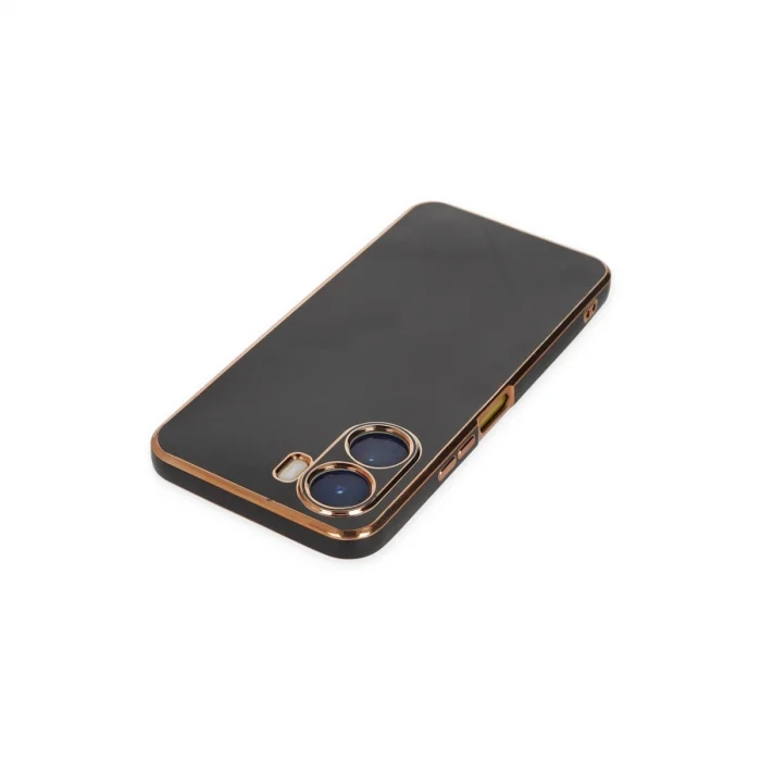 BUĞZ Vivo Y16 Kılıf Volet Silikon - Siyah