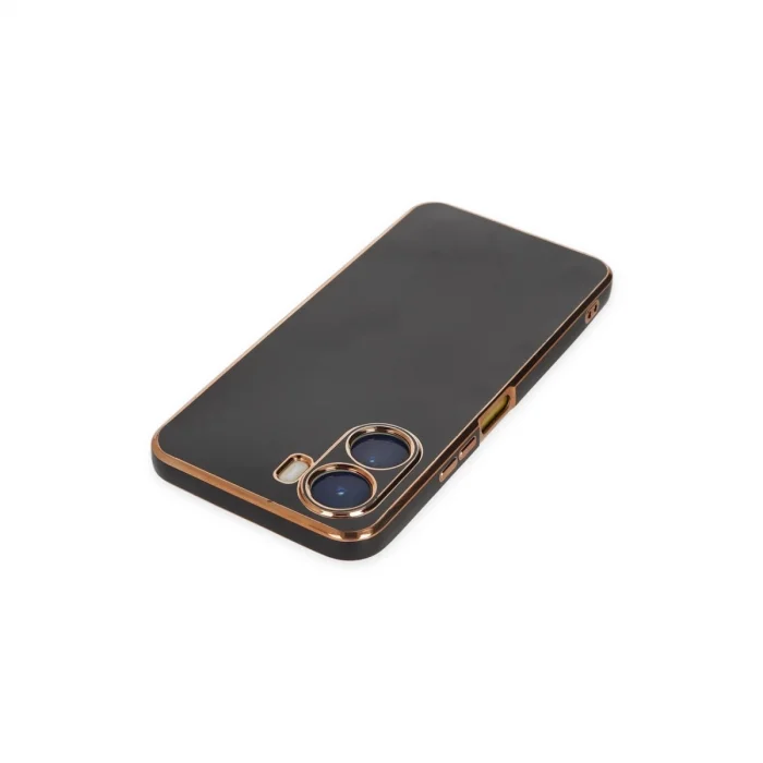 BUĞZ Vivo Y16 Kılıf Volet Silikon - Siyah