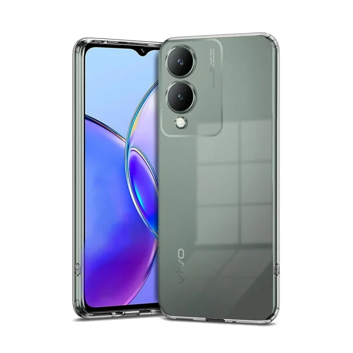 BUĞZ Vivo Y17s Kılıf Lüx Şeffaf Silikon