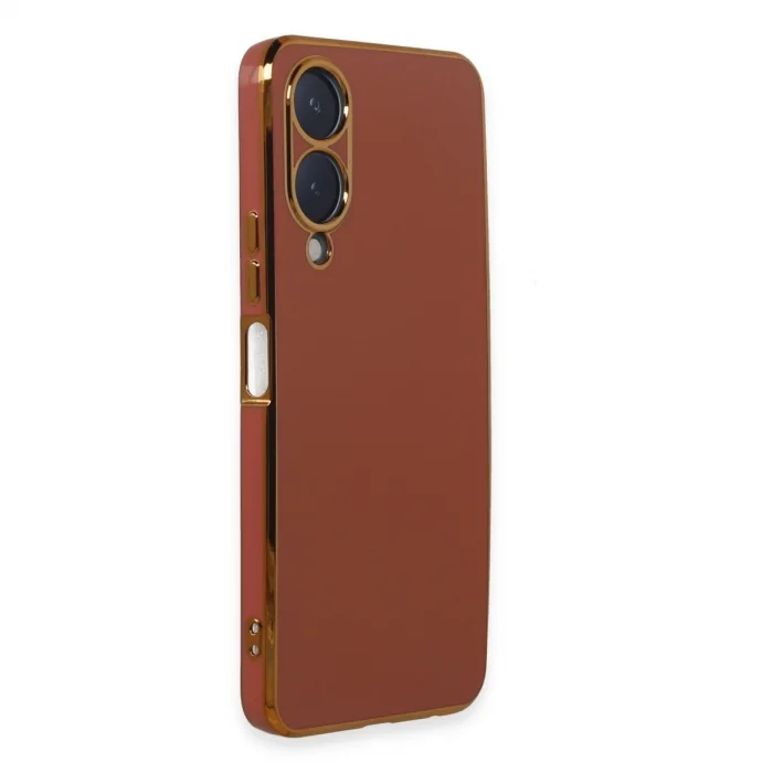 BUĞZ Vivo Y17s Kılıf Volet Silikon - Kırmızı