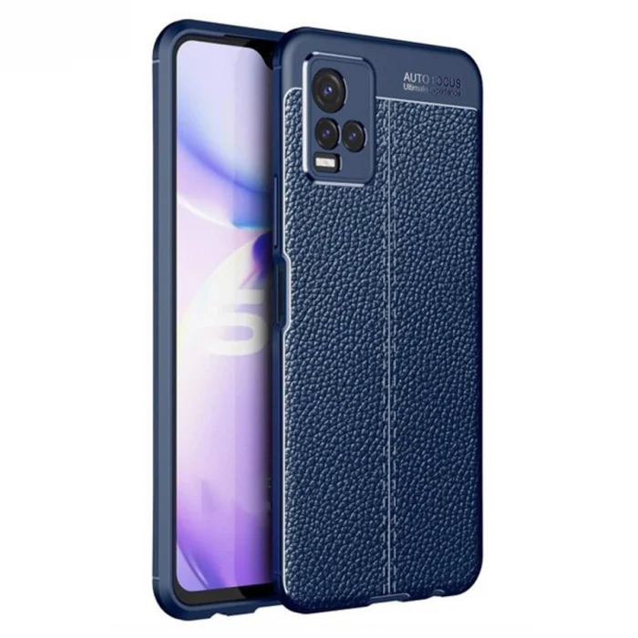 BUĞZ Vivo Y21s Kılıf Auto Focus Kapak - Lacivert