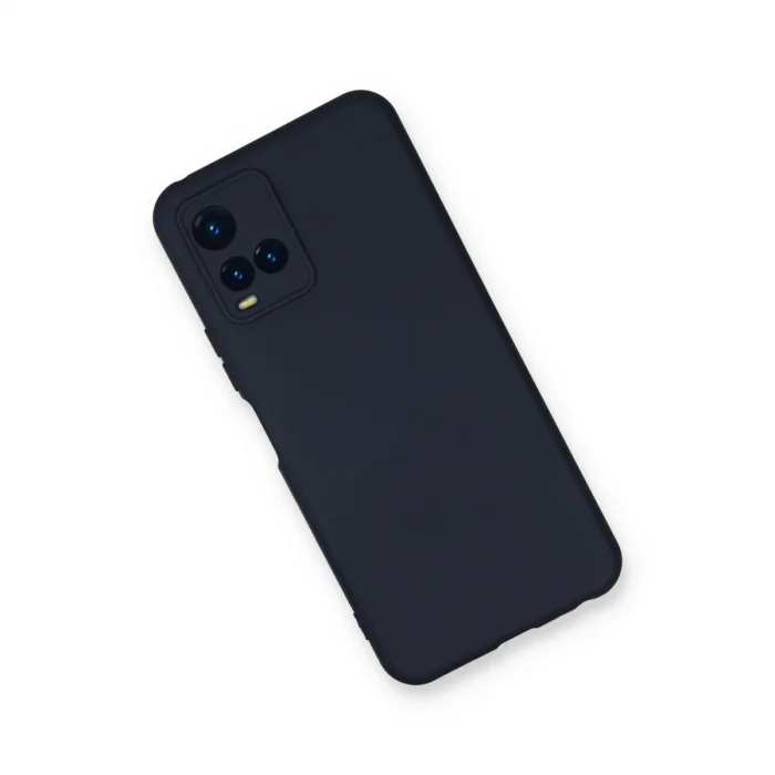 BUĞZ Vivo Y21s Kılıf Nano İçi Kadife Silikon - Lacivert