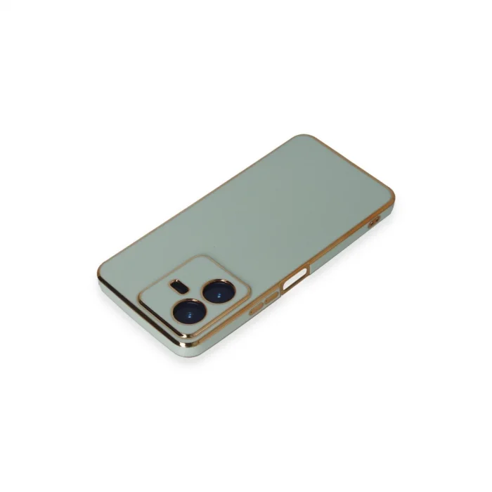 BUĞZ Vivo Y22 2022 Kılıf Volet Silikon - Açık Yeşil