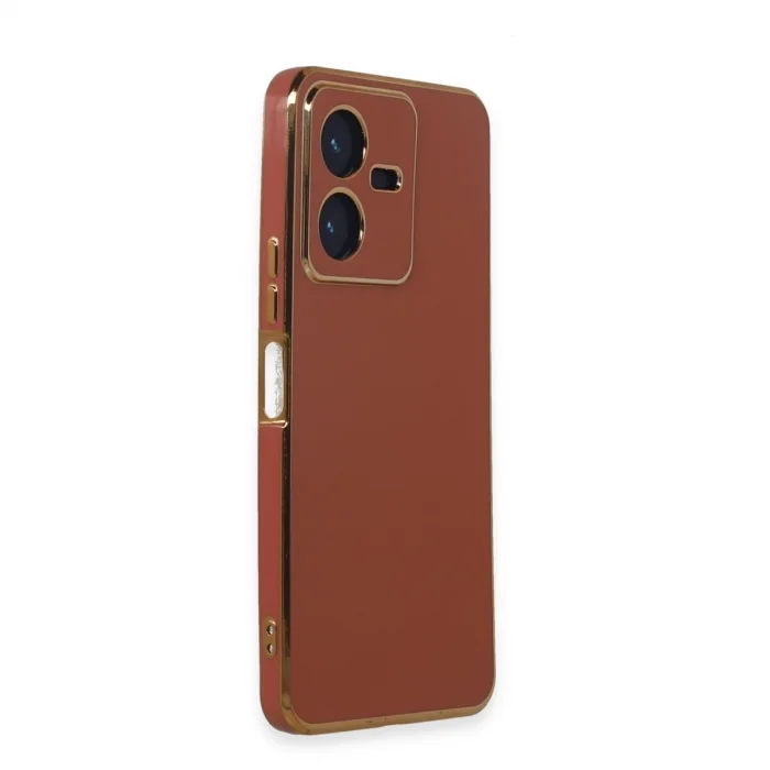 BUĞZ Vivo Y22 2022 Kılıf Volet Silikon - Kırmızı