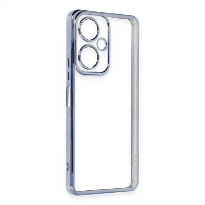 BUĞZ Vivo Y27 Kılıf Razer Lensli Silikon - Açık Mavi