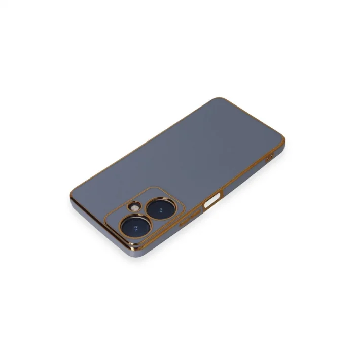 BUĞZ Vivo Y27 Kılıf Volet Silikon - Mavi