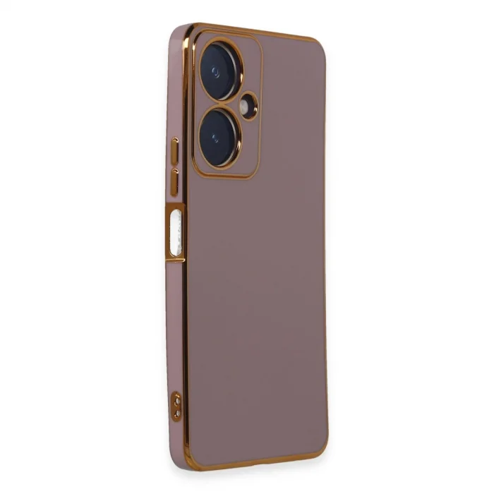 BUĞZ Vivo Y27 Kılıf Volet Silikon - Mor