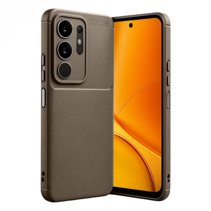 BUĞZ Vivo Y29 4g Auto Focus Karbon Kapak - Kahverengi