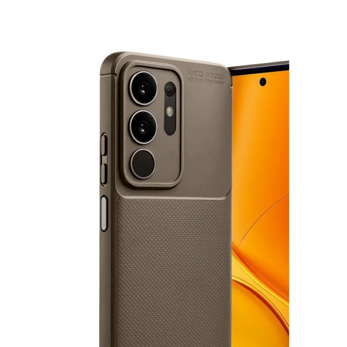 BUĞZ Vivo Y29 4g Auto Focus Karbon Kapak - Kahverengi