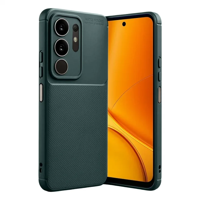 BUĞZ Vivo Y29 4g Auto Focus Karbon Kapak - Koyu Yeşil