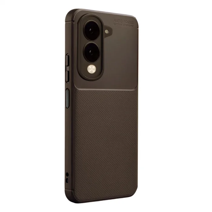 BUĞZ Vivo Y29s Auto Focus Karbon Kapak - Kahverengi
