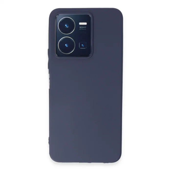 BUĞZ Vivo Y35 Kılıf First Silikon - Lacivert