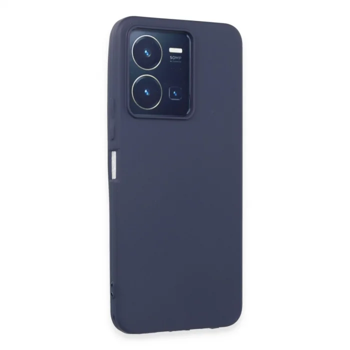 BUĞZ Vivo Y35 Kılıf First Silikon - Lacivert