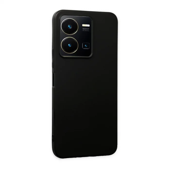BUĞZ Vivo Y35 Kılıf First Silikon - Siyah