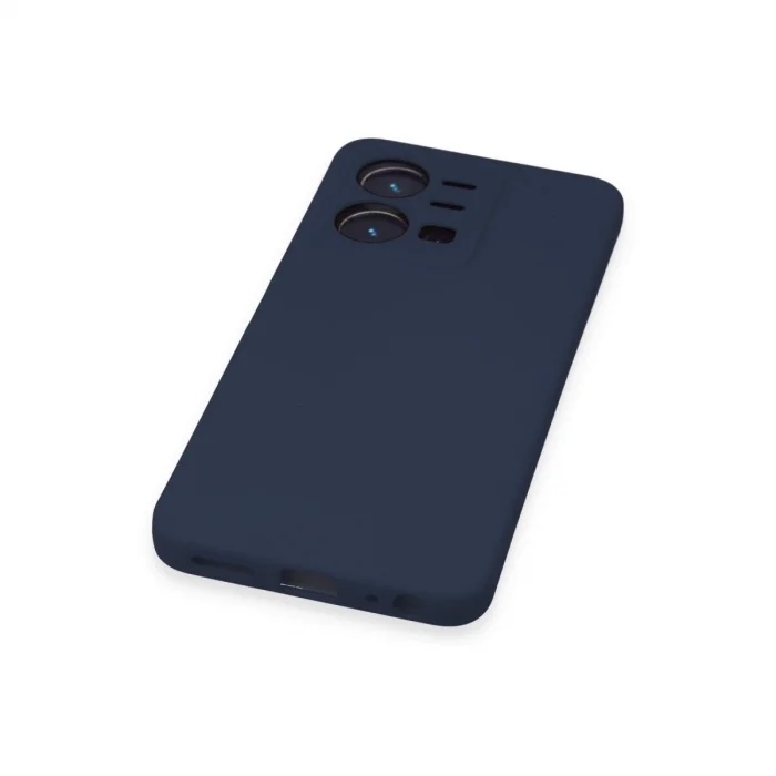 BUĞZ Vivo Y35 Kılıf Nano İçi Kadife Silikon - Lacivert