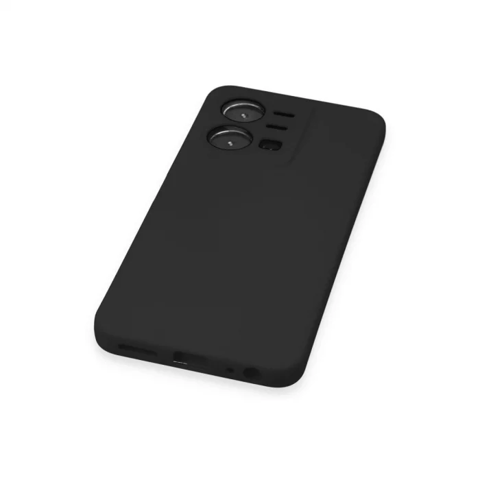 BUĞZ Vivo Y35 Kılıf Nano İçi Kadife Silikon - Siyah