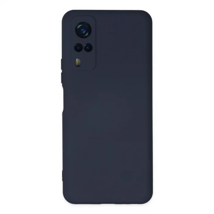 BUĞZ Vivo Y53s Kılıf Nano İçi Kadife Silikon - Lacivert