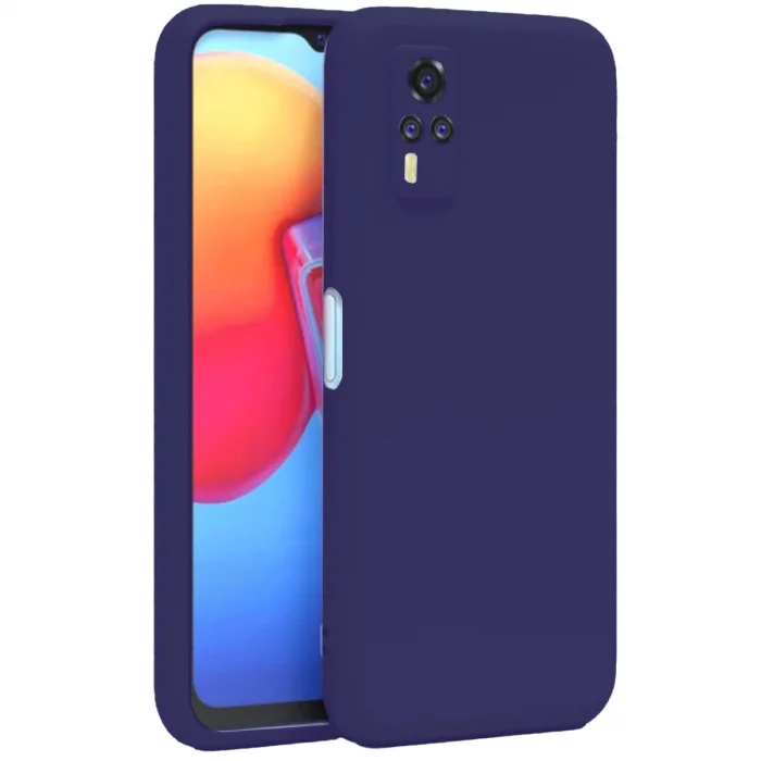 BUĞZ Vivo Y53s Kılıf Nano İçi Kadife Silikon - Mor
