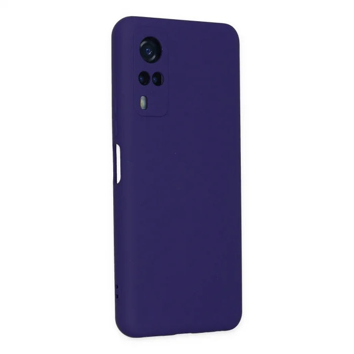 BUĞZ Vivo Y53s Kılıf Nano İçi Kadife Silikon - Mor