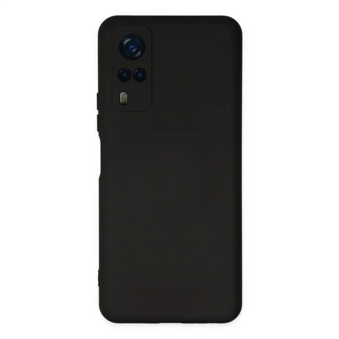 BUĞZ Vivo Y53s Kılıf Nano İçi Kadife Silikon - Siyah