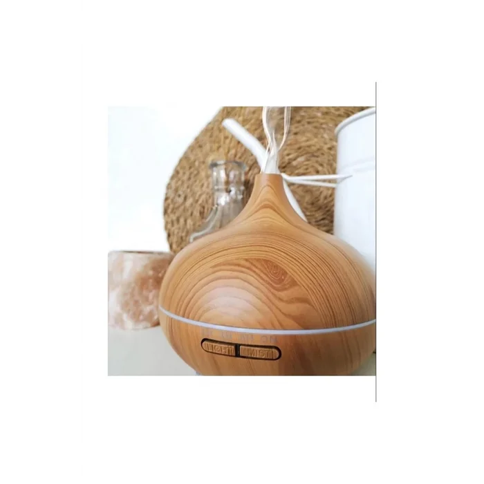 BUĞZ Vothoon Hava Nemlendirici 7 Led Işıklı Aromatik Oda Kokusu 550 Ml Kahve Aroma Difüzörü Buhar Makinası