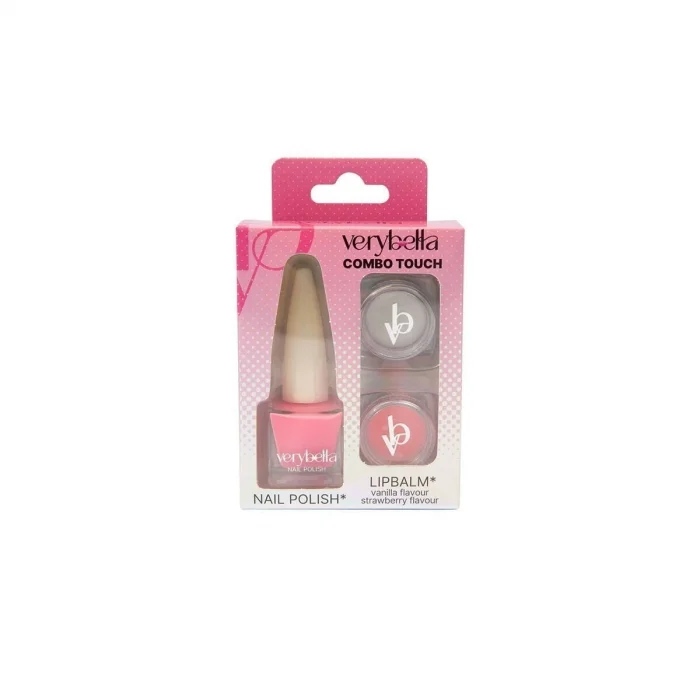  VRB37000 Very Bella - Bakım Seti (2 farklı renk ve aromalı lip gloss+oje)