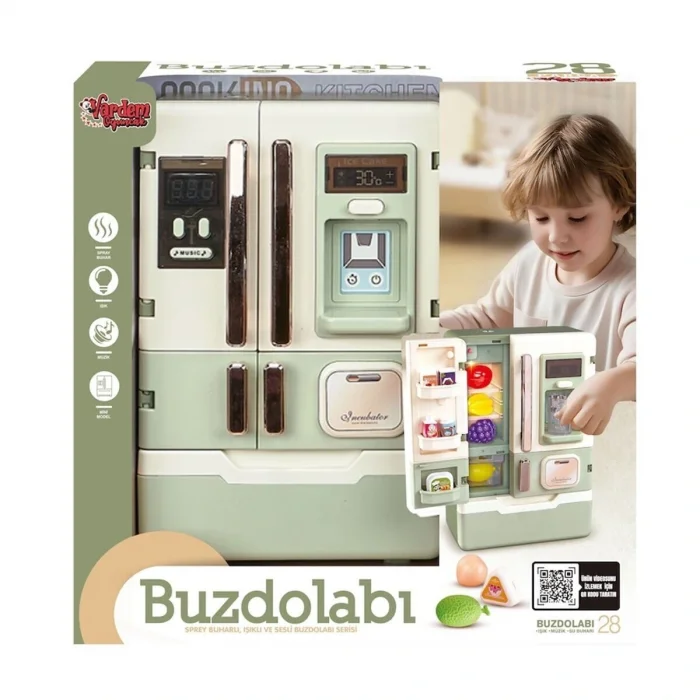 BUĞZ VRD10650 IŞIKLI VE SESLİ AKSESUARLI BUZDOLABI
