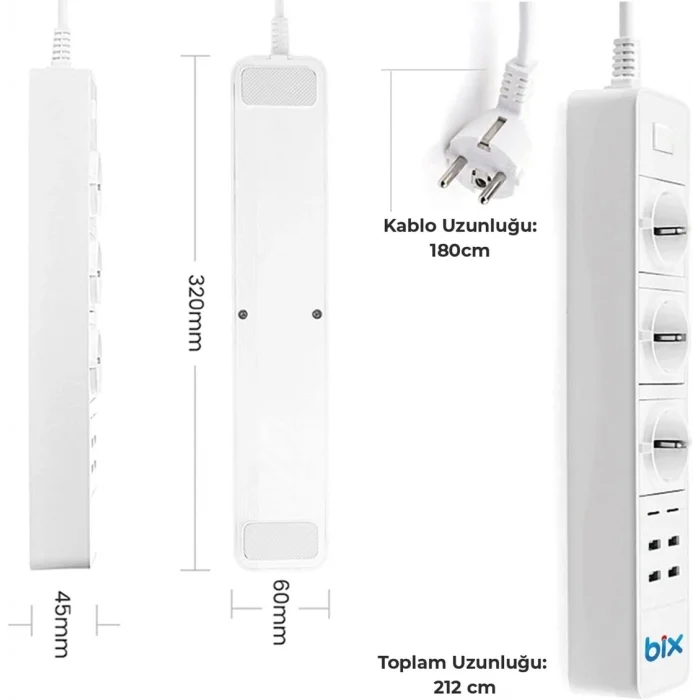 BUĞZ Vtn Bp-01 Wifi Yüksek Akım Korumalı Hızlı Şarj Özellikli Akıllı Priz