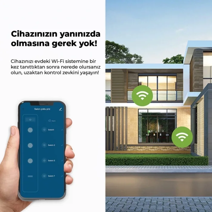 BUĞZ Vtn Bp-01 Wifi Yüksek Akım Korumalı Hızlı Şarj Özellikli Akıllı Priz