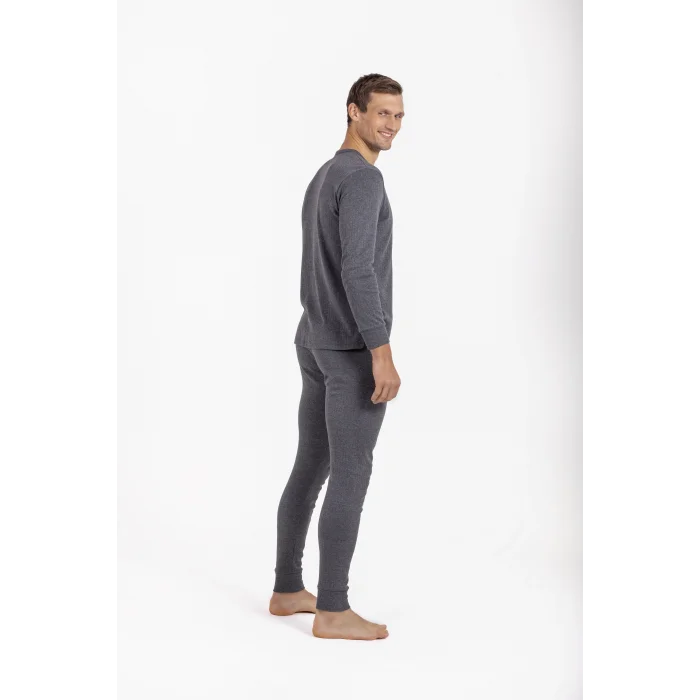 BUĞZ Vücudu Saran Rahat Kesim Nefes Alabilir Kumaş Termal İçlik Alt Üst Takım