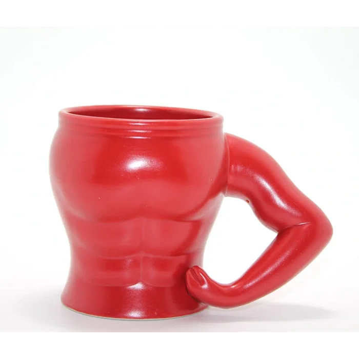 BUĞZ Vücut Porselen Kupa Bardak Kırmızı Renk