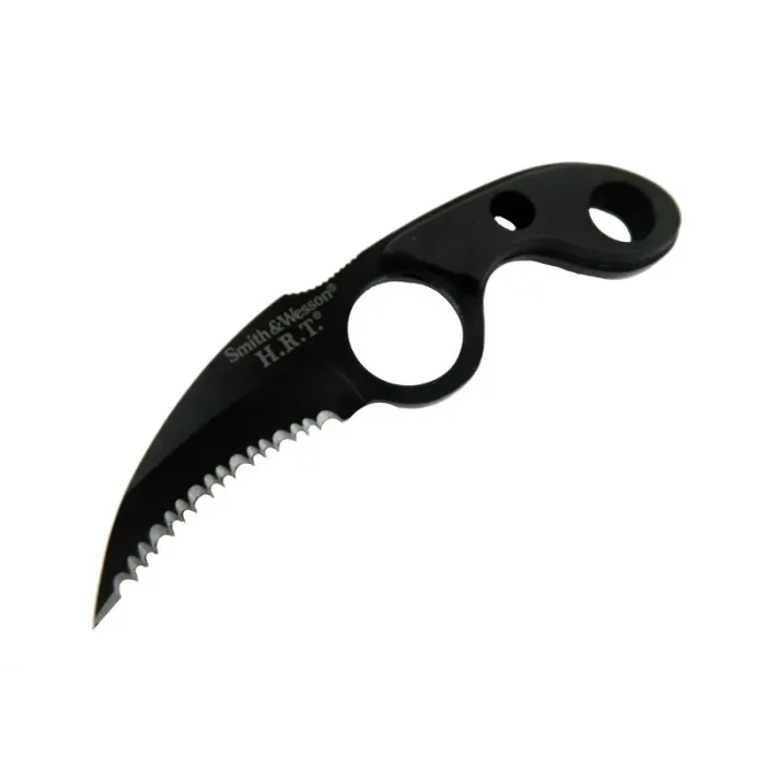 BUĞZ W Hrt2 Tırtıklı Karambit 17 Cm - Özel Kılıflı