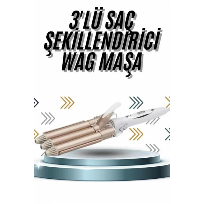 BUĞZ Wag Maşa Profesyonel Saç Şekillendirici İyon Özellikli Isı Kademeli - BUĞZ