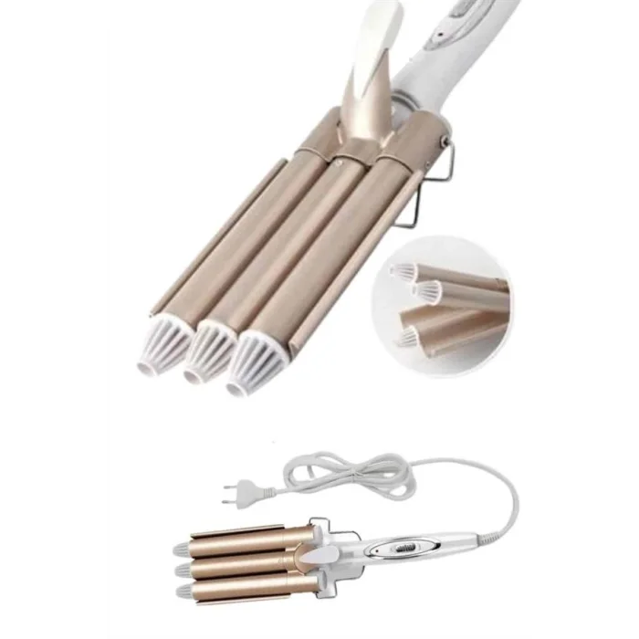 BUĞZ Wag Maşa Yeni Nesil Yüksek Isı Ayarlı Seramik Kaplama Saç Şekillendirici Doğal Bukle - BUĞZ