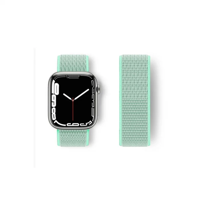 BUĞZ Watch 38mm Hasırlı Cırtcırtlı Kordon - Turkuaz