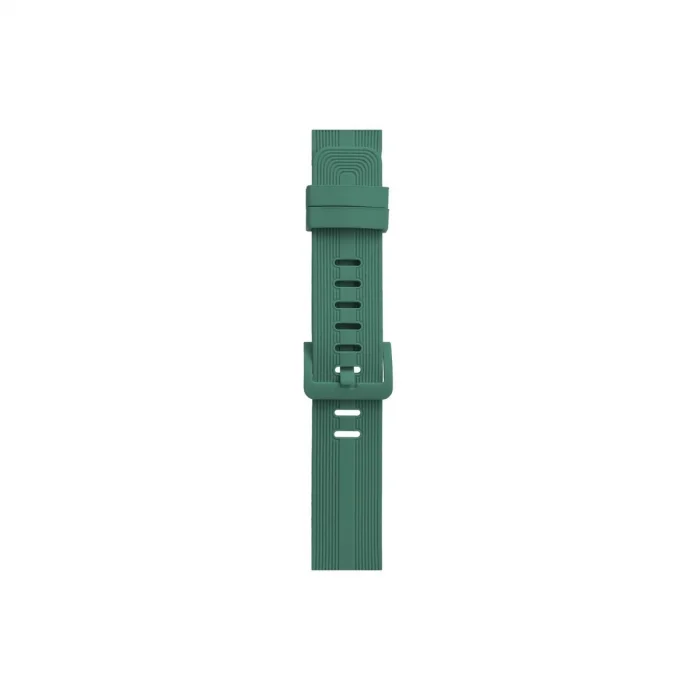 BUĞZ Watch 38mm Kr408 Çizgili Silikon Kordon - Yeşil