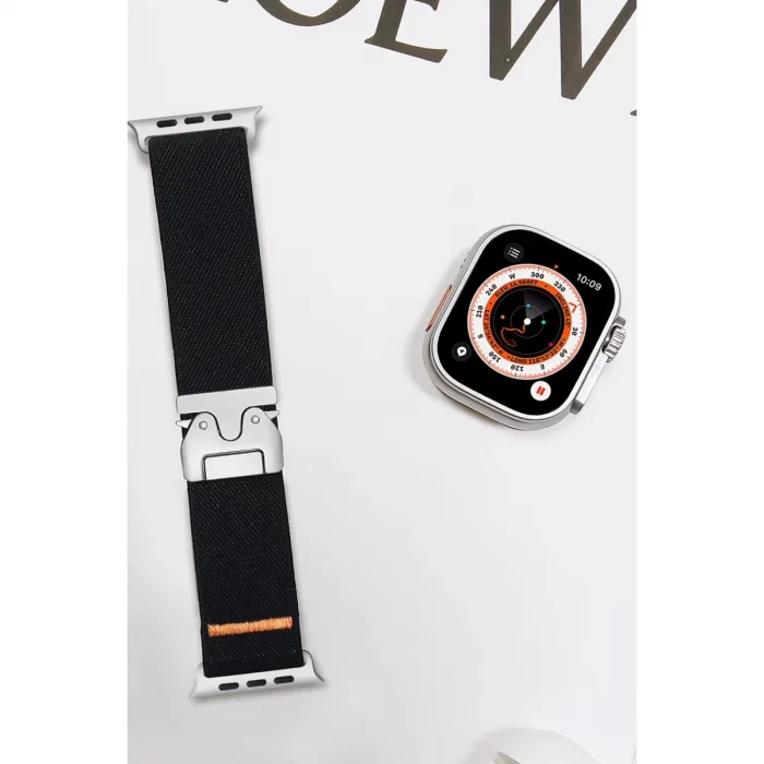 BUĞZ Watch 42mm Forest Kumaş Kordon - Siyah