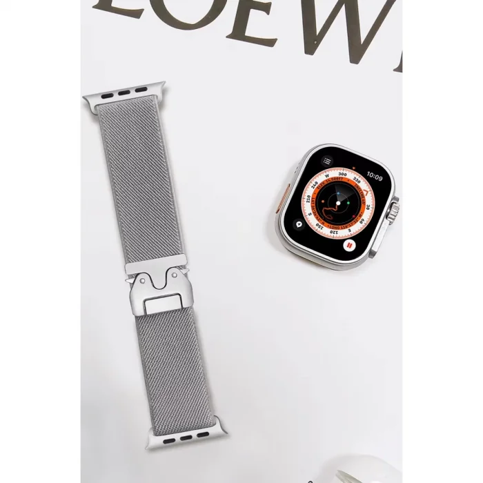 BUĞZ Watch 42mm Forest Kumaş Kordon - Titan Gri