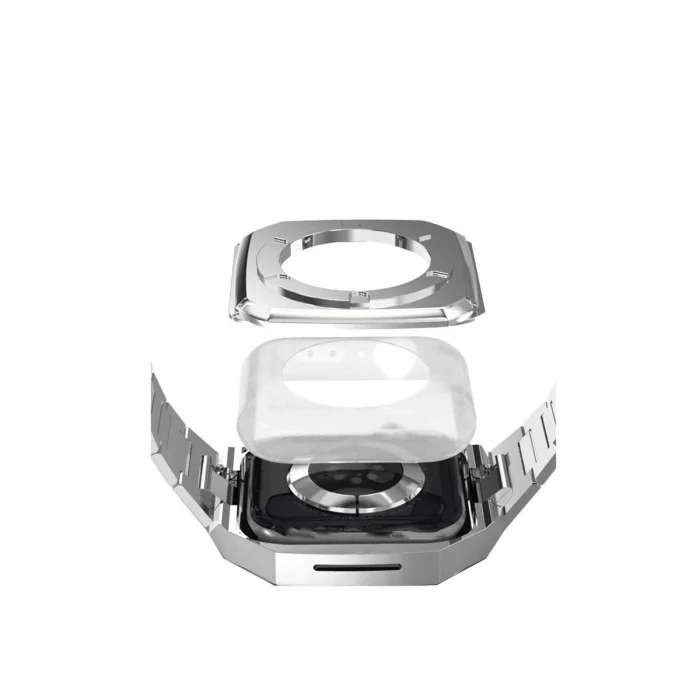 BUĞZ Watch 44mm Metal Petek Kasalı Kordon - Gümüş