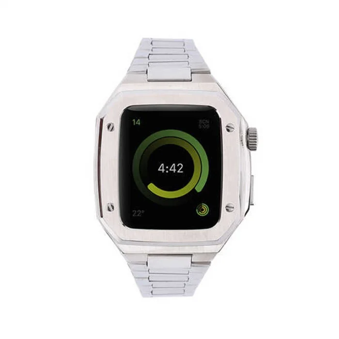 BUĞZ Watch 45mm Metal Petek Kasalı Kordon - Gümüş