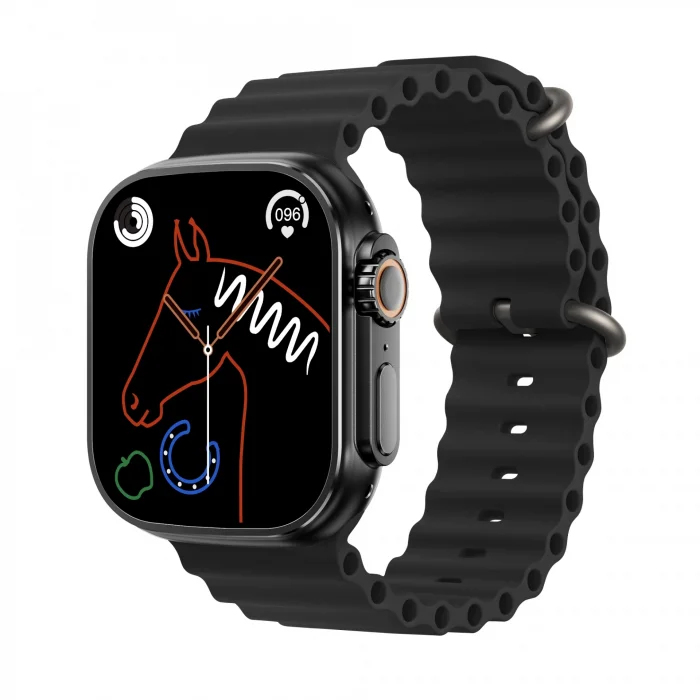 BUĞZ Watch 8 Akıllı Saat Xs8 Pro - Bluetooth, Su Geçirmezlik, Kablosuz Şarj