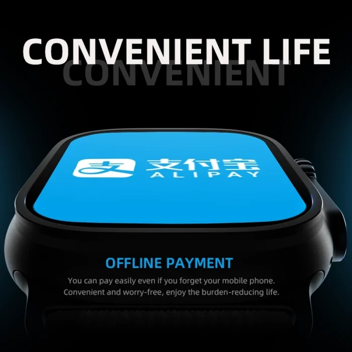 BUĞZ Watch 8 Hw8 Ultra Adventure 2.02inc Siri Nfc Bluetooth Arama Ios Android Uyumlu Akıllı Saat ( BUĞZ )